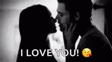 Gif animé y love you bisous